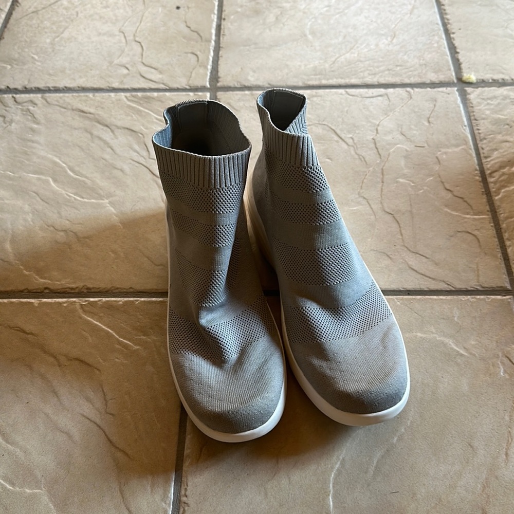 Brash grey boots